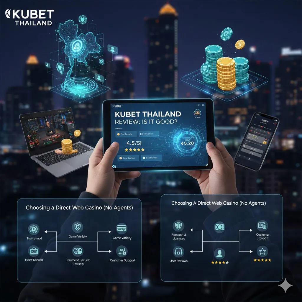 เจาะลึกอุตสาหกรรมคาสิโนออนไลน์ไทย 2026: รีวิว KUBET Thailand ดีไหม พร้อมวิธีเลือกเว็บตรงไม่ผ่านเอเย่นต์